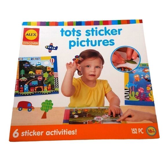 Alex Discover Other - Alex Discover‎ Toys Tots Sticker Pictures Six Activities